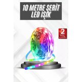 Rgb Şerit Led 10 Metre Led Işık Kumanda İle Kontrol Rgb Mir28874081