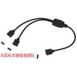Rgb Şerit Led Çoklayıcı Splitter 4374P Tek Kumanda 2 Çıkış Ekleme