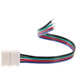 RGB Şerit Led İçin Tek Yönlü Hızlı Konnektör Kablo 4 Pin 5 Adet