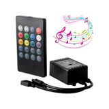 Rgb Şerit Led Kontrol Ir-24 Kumandalı Müzik/ses Kontrol 12v 6a