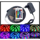 Rgb Şerit LED Seti (5mt. LED + Trafo + Rgb Kumanda) 352 Renk - 5 m