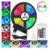 Rgb Şerit LED Seti (5mt Rgb LED + Trafo + Rgb Kumanda) - 5 m