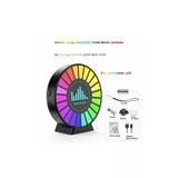 Rgb Sese Duyarli Ritim Animasyonlu Muzik Ekolayzer 22 Ledli Sarjli Kokulu Led Disk