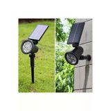 Rgb Solar Güneş Enerjili Kazıklı Yer Armatürü Gün Işığı Ağaç Duvar Bahçe Aydınlatma Işık
