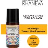 Rhaneva Lemony-Grass Deo Roll-On, Organik ve Vegan Sertifikalı, 50 ml