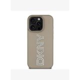 Rhinestones Metalik Taşlı iPhone 16 Pro PU Deri Kılıf