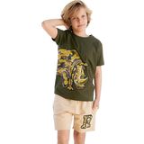 Rhino Kamuflaj Erkek Çocuk Yazlık T-shirt Şort Takım