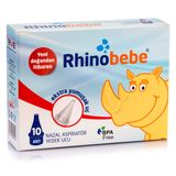 Rhinobebe 10'lu Beyaz Ekstra Yumuşak Nazal Burun Aspiratör Yedek Ucu