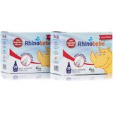 Rhinobebe Maxi Paket Nazal Aspiratör Yedek Ucu 2 x 20'li beyaz