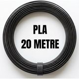 RhinoLab Siyah Renk 20METRE 3D Kalem 3D Pen Pla Filament- 20 Metre