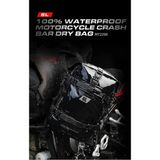 Rhinowalk 6l Su Geçirmez Crash Bar(Koruma Demiri) Çantası – Motosiklet & Atv Yan Çanta - Siyah