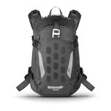 Rhinowalk Motosiklet sırt çantası, kask tutuculu, yağmur koruması, içecek torbası deliği, motosiklet, bisiklet sırt çantası, spor sırt çantası, dizüstü bilgisayar sırt çantası, yürüyüş, tırmanma,