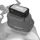 Rhinowalk MTR009BK Motosiklet Telefon Çantası – Şeffaf Ekranlı, Ekstra Depolama Alanlı, Suya Dayanıklı, Gidon / Depo Üstü Uyumlu - Siyah