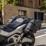 Rhinowalk Scooter Yan Çanta 28 Litre (14+14)%100 Su Geçirmez - Siyah