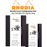 Rhodia 50 Yaprak 130 gr Touch Calligrapher Pad Bez Cilti Blok