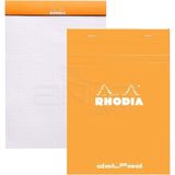 Rhodia Basi Turuncu Kapak 80 gr 80 Yaprak Noktalı Bloknot