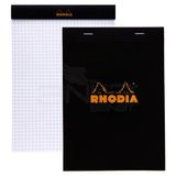 Rhodia Basic Siyah Kapak 80 gr 80 Yaprak 148x210 mm Kareli Bloknot