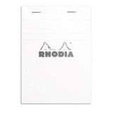 Rhodia Beyaz Bloknot Defter, Kareli, 148x105 mm