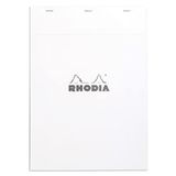 Rhodia Beyaz Bloknot Defter, Kareli, 210x297 mm
