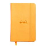 Rhodia Boutique Renkler İtalyan Deri Yumuşak Kapak Çizgili Orange A6 Defter
