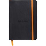 Rhodia Boutique Rodiaramma A6 Yumuşak Kapaklı Çizgili Not Defteri Black 117302C - Karışık