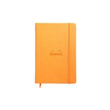 Rhodia Boutique Webnotebook Çizgili Defter İtalyan Deri Turuncu Sert Kapak 90x140 mm 90 gr 96 Yaprak 118068