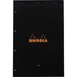 Rhodia Seyes Bloknot Siyah Kapak A4 210 x 318 mm