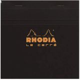 Rhodia Siyah 80 Yaprak Kareli Bloknot