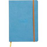 Rhodia Webnotebook A5 80 Yaprak Çizgili Yumuşak Kapak Ciltli Not Defteri Turkuaz 117407 - Karışık