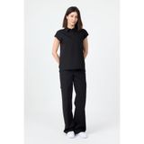 Rhow Freya Bol Paça Siyah Kadın Scrub Pantolon