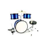 RHTYM Jd001 Akustik Junyır Boy (3-8 Yaş) Çocuk Baterisi-mavi Renk
