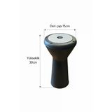 Rhythm Percussion 100-Dk 6" Döküm Darbuka | Ağır Döküm Gövde Güçlü Bas Ve Keskin Tiz Sesler El Yapımı Geleneksel İşçilik
