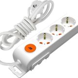 Ri-Tech 3 Lü 5 Metre Anahtar Topraklı Grup Priz