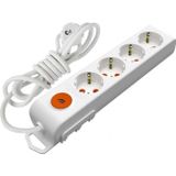 Ri-Tech 4 Lü 2 Metre Anahtar Topraklı Grup Priz