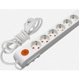 Ri-Tech 6 Lı 2 Metre Anahtarlı Topraklı Grup Priz