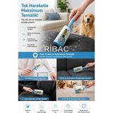 RİBAC Kedi Köpek Tüy Toplayıcı Tekrar Kullanılabilir Tüy Temizleme Rulosu