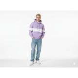 Ribana Classic Unısex 3 Iplik Kapüşonlu Yumuşak Dokulu Baskılı Cep Detaylı Sweatshirt - Mor