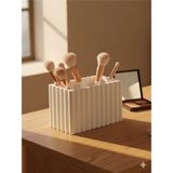 Ribbed Kozmetik ve Makyaj Fırçası Organizer Kutusu, Şık ve Kullanışlı - Seçenek 1