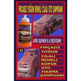 Ribbon Car Wax Afro Supher R-1 ( Fırçasız-Cilalı-Renki Oto Yıkama Köpük Şampuanı ) 1 Kg