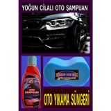 Ribbon Car Wax Cilalı Oto Şampuanı 1 Kg + Araba Yıkama Süngeri