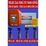 Ribbon Car Wax Fırçasız Cilalı Oto Yıkama köpüğü-Şampuanı +Pratik Cila+Torpido Sütü+Lastik Parlatıcı+Jant Temizleyici.