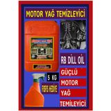 Ribbon Car Wax Rb Dil Oill ( Güçlü Motor - Yağ Temizleme Sıvısı ) 5 Kg