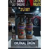 Ribbon Car Wax RB RODA (LASTİK PARLATICI )500 ML +RB RİMER (JANT TEMİZLEYİCİ ) 500 ML 2 Lİ SET- OTO BAKIM TEMİZLİK SETİ