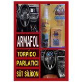 Ribbon Car Wax Torpido Süt Silikon ( Plastik*Vinil*Deri*Kauçuk Parlatıcı ) + Sünger