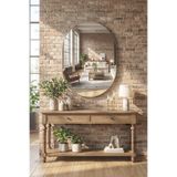 RİCAS DESİGN Kubbe Dekoratif Banyo Salon Hol Koridor Makyaj Aynası 80x60