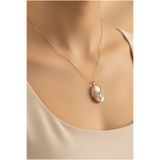 Ricco Jewellery 14 K Gold Kaplama 925 Ayar Gümüş Anka Kuşu Kapaklı Fotoğraflık Kolye