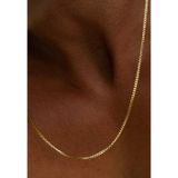 Ricco Jewellery 14 K Gold Kaplama 925 Ayar Gümüş Old Money Küp Zincir • Made In Italy