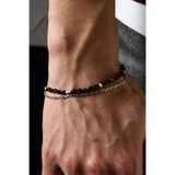 Ricco Jewellery 925 Ayar Gümüş Garnet Tasarım Bileklik