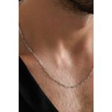 Ricco Jewellery 925 Ayar Gümüş Old Money İtalyan Ataç Kolye