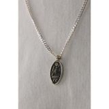 Ricco Jewellery 925 Ayar Gümüş Old Money Mısır Hiyeroglif Gurmet Kolye
